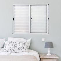 Janela de Alumínio Veneziana 100x120cm 3 Folhas Fortline Branco