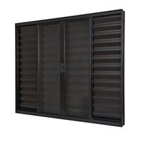 Janela de Alumínio Veneziana 100x120cm 6 Folhas Sem Grade e Com Vidro Liso Ultra Ramassol Janela de Alumínio Veneziana 100x120cm 6 Folhas Sem Grade e Com Vidro Liso Ultra Ramassol