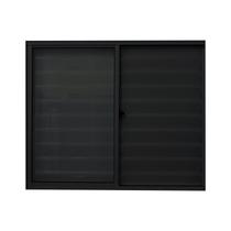 Janela de Alumínio Veneziana 100x150cm 3 Folhas Fortline Atlântica