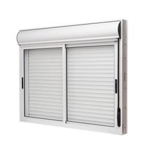 Janela de Alumínio Veneziana 120x120cm 2 Folhas com Persiana Integrada Brize Ramassol