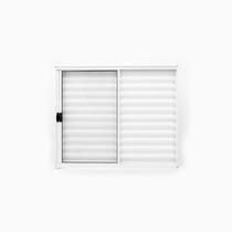 Janela de Alumínio Veneziana 3 Folhas 100x100cm Plus Lux Esquadrias