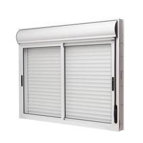Janela de Alumínio Veneziana com Persiana Integrada 120x150cm 2 Folhas Moveis Brize Ramassol Branco