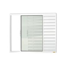 Janela de Aluminio Veneziana de Correr 100x100cm 3 Folhas com Vidro Liso Confort Brimak Janela de Aluminio Veneziana de Correr 100x100cm 3 Folhas com Vidro Liso Confort Brimak