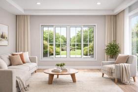 Janela de Correr 4 Folhas Com Grade Alumínio Branco 100x150 Linha 25