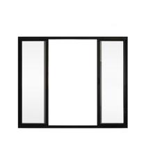 Janela de Correr 4 Folhas S/ Grade Alumínio Preto 1.00 X 1.00 Linha Modular- Hale