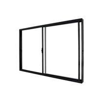 Janela de Correr Abertura Direita Exclusiva 2 Folhas Vidro Liso 100x100cm CRV Portas e Janelas Janela de Correr Abertura Direita Exclusiva 2 Folhas Vidro Liso 100x100cm CRV Portas e Janelas