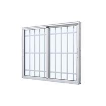 Janela de Correr em Alumínio Branco Caribe Max 100x120x10,2cm 2 Folhas Móveis Grade Jap Janela de Correr em Alumínio Branco Caribe Max 100x120x10,2cm 2 Folhas Móveis Grade Jap