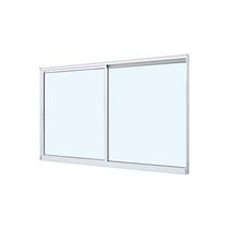 Janela de Correr em Alumínio Branco Duraline Fix 100x150x6cm 2 Folhas Direita Jap Janela de Correr em Alumínio Branco Duraline Fix 100x150x6cm 2 Folhas Direita Jap