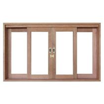 Janela de Correr Madeira Panorâmico 1,20mx1,60m Madersilva