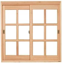 Janela de Correr Quadriculada JE221 120cm x 150cm Esel Marrom