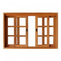 Janela de Correr Quadriculado Madersilva 1,20m X 1,80m