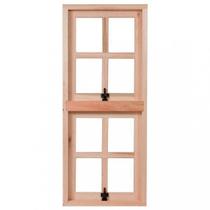 Janela de Madeira Maxim-ar 120x60cm com Caixilho 9,4cm Ewr Mp51 Rondosul