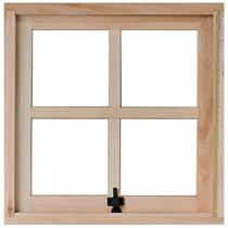 Janela de Madeira Maxim-ar 60x60cm com Caixilho 9,4cm Ewr Mp61 Rondosul