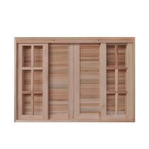 Janela de Madeira Veneziana 120x100cm 6 Folhas Rodam