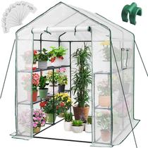 Janela de malha de cobertura PE Greengro 145x145x193cm Janela de malha de cobertura PE Greengro 145x145x193cm