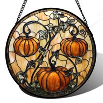 Janela de vitral suspensa DASTOLL Pumpkin 16cm