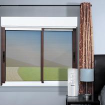Janela Elite 2 Folhas Moveis com Persiana Integrada Correr com Motor e Controle Remoto 120 X 120 Vid