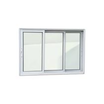 Janela Elite 3 Folhas Moveis Sequenciais 100 x 150 Vidro Liso Branco Brimak Janela Elite 3 Folhas Moveis Sequenciais 100 x 150 Vidro Liso Branco Brimak