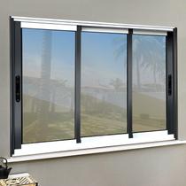 Janela Elite 3 Folhas Moveis Sequenciais 120 X 150 Vidro Reflex