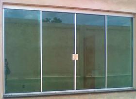 Janela incolor 4 folhas 120alt x 120lar ( kit branco )