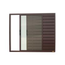 Janela Janela Veneziana Confort 3 Folhas Vidro Liso 80cm X 100cm Brimak Janela Janela Veneziana Confort 3 Folhas Vidro Liso 80cm X 100cm Brimak