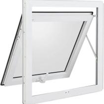 Janela Maxiar De Banheiro Esquadrais Brasil 70X70 Branco Janela Maxiar De Banheiro Esquadrais Brasil 70X70 Branco