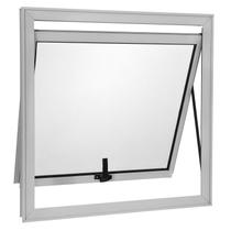 Janela Maxim-Ar 1 Secção Central Topsul Vidro Mini Boreal 60x60cm Esquadrisul Branco