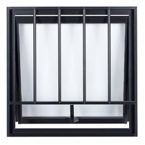 Janela Maxim-Ar 1 Secção Central Topsul Vidro Mini Boreal com Grade 60x60cm Esquadrisul