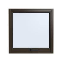 Janela Maxim-Ar 100cmx60cm em Alumínio Bronze Com Vidro Jateado Vitrolar