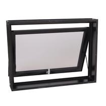 Janela Maxim-Ar em Alumínio 60 x 80 x 3,7 cm Preto Básica MMachado Janela Maxim-Ar em Alumínio 60 x 80 x 3,7 cm Preto Básica MMachado