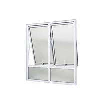 Janela Maxim-Ar em Alumínio Branco Perfecta Max 100x120x5,3cm 4 Folhas Jap