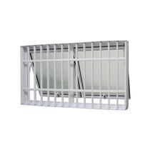 Janela Maxim-Ar em Alumínio Branco Perfecta Max 60x100x9,5cm c/ Grade 2 Folhas Jap