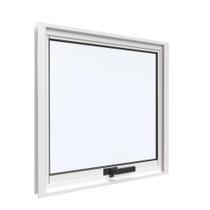 Janela Maxim-Ar Sem Grade em Alumínio Branco 60cm x 60cm com Vidro Vitrolar