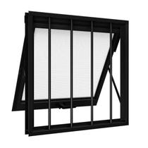 Janela Máximo Ar com Grade 60x60cm Riobras