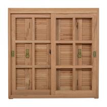 Janela Pantográfica Quadriculada JE121 Esel 120x160x14cm Marrom Janela Pantográfica Quadriculada JE121 Esel 120x160x14cm Marrom