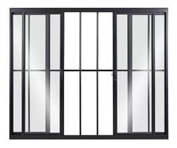 Janela Para sala/Cozinha 4 Folhas 1,00x1,50 Alumí. Preto C/ Grade Janela Para sala/Cozinha 4 Folhas 1,00x1,50 Alumí. Preto C/ Grade