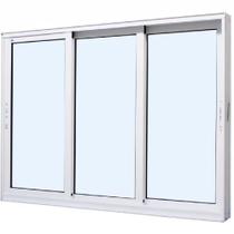 Janela Perfecta 3F 150x100 Branca - 1012-101 JAP