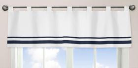 Janela Sweet Jojo Designs White and Navy Hotel