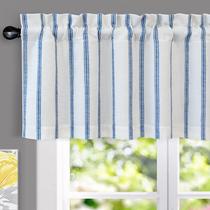 Janela Valance DriftAway Farmhouse Linen Thermal Navy 52x46cm