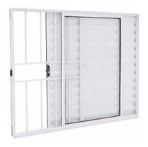 Janela Veneziana 3 Folhas 1,00x1,20 Alumínio Branco C/g Janela Veneziana 3 Folhas 1,00x1,20 Alumínio Branco C/g