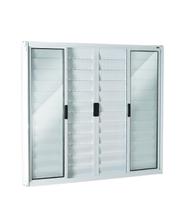 Janela Veneziana 6 Folhas 1,00x1,20 Alumínio Branco S/ grade