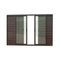 Janela Veneziana Confort 6 Folhas Vidro Liso 100cm X 150cm Brimak Janela Veneziana Confort 6 Folhas Vidro Liso 100cm X 150cm Brimak