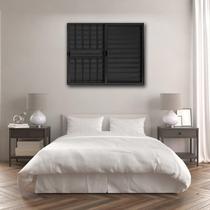 Janela Veneziana de Alumínio 3 Folhas 100x150cm com Grade Linha Modular
