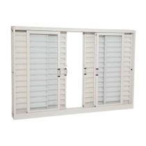 Janela Veneziana em Aço 100 x 120 x 12 cm 6 Folhas Pratika Sasazaki Janela Veneziana em Aço 100 x 120 x 12 cm 6 Folhas Pratika Sasazaki