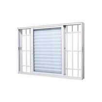 Janela Veneziana em Alumínio Branco 3 Folhas Direita Perfecta Max 120x150x16cm c/ Grade Jap Janela Veneziana em Alumínio Branco 3 Folhas Direita Perfecta Max 120x150x16cm c/ Grade Jap