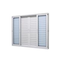 Janela Veneziana em Alumínio Branco 6 Folhas Perfecta Max 100x150x11,8cm Jap