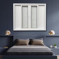 Janela Veneziana Lambril 6 Folhas Linha Veneza 100x200 Branco Esquadrias Bergamo Janela Veneziana Lambril 6 Folhas Linha Veneza 100x200 Branco Esquadrias Bergamo
