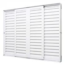Janela Veneziana Perfecta 6F 150x100 Branca - 1020-101- JAP