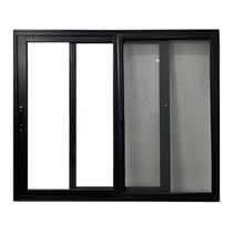 Janela Vitro 2 Folhas Móveis com Tela Mosqueteira Alumínio 120x150cm Linha 25