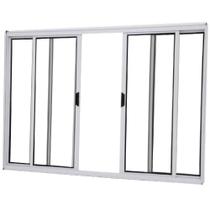 Janela Vitro 4 Folhas Alumínio Branco 1.00 X 1.00 Modular